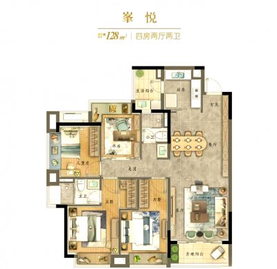 平面示意图